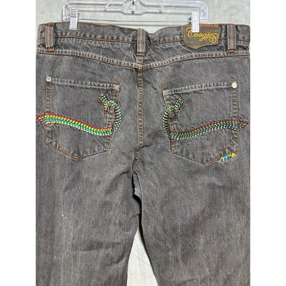 Vintage Y2K Coogi Jeans 40x34 Embroidered Baggy Wide Leg Hip Hop Skater Grunge